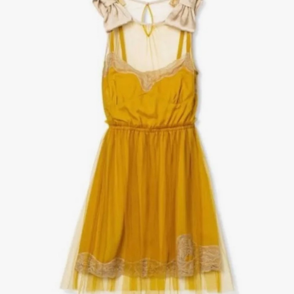 Rodarte Anniversary Collection Mustard Yellow Women’s Dress
